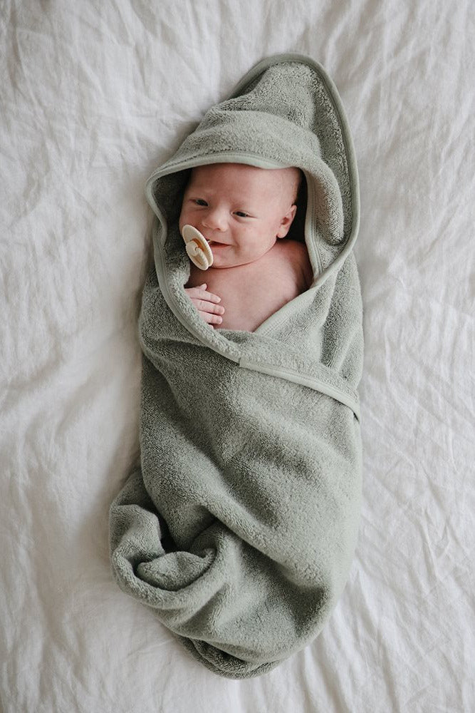 Hooded Towel - Moss