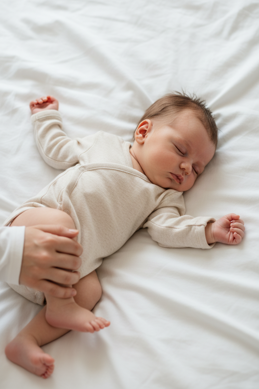 Newborn Wrap Body - Shell Melange