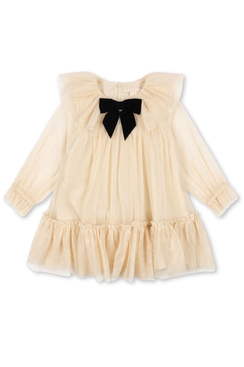 Bow Dress - Parchment