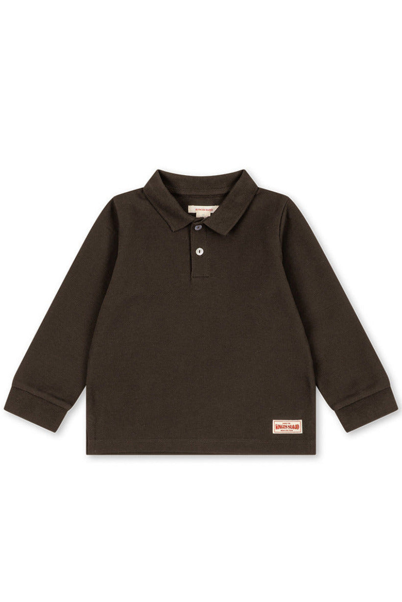 Florian LS Polo - Slate Black