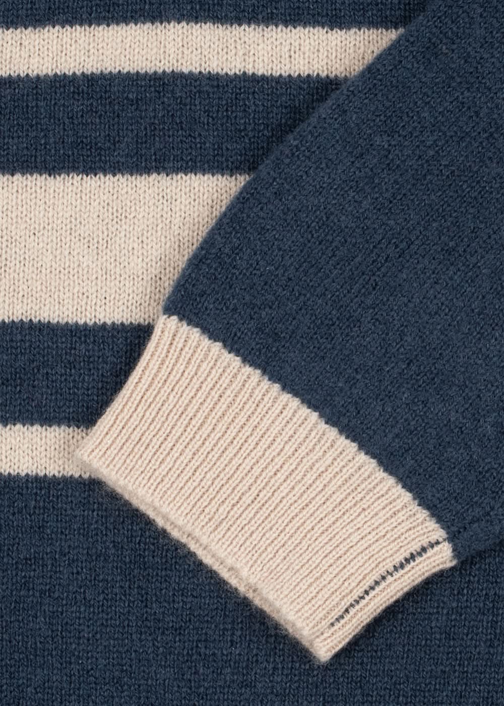 Basi Polo - Dark Blue Stripe