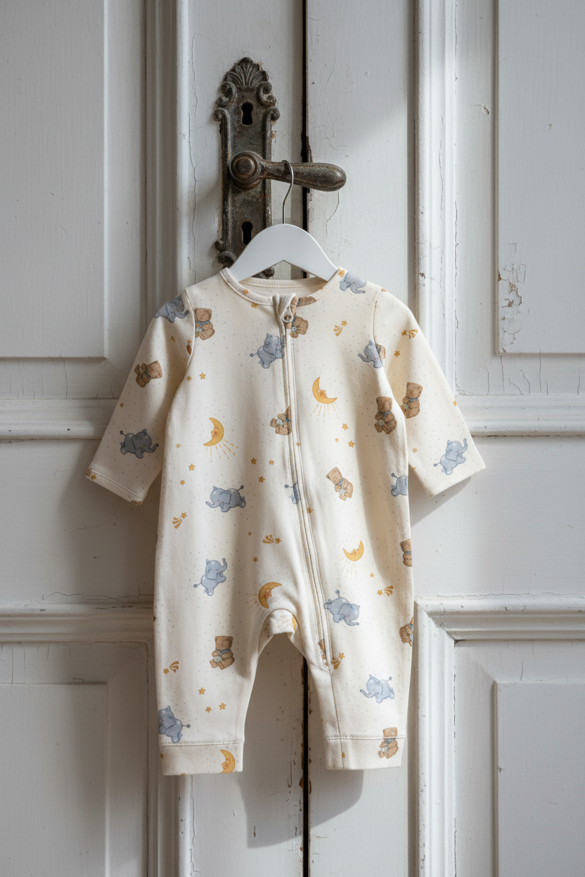 Basic Zip Onesie - Cucciolo