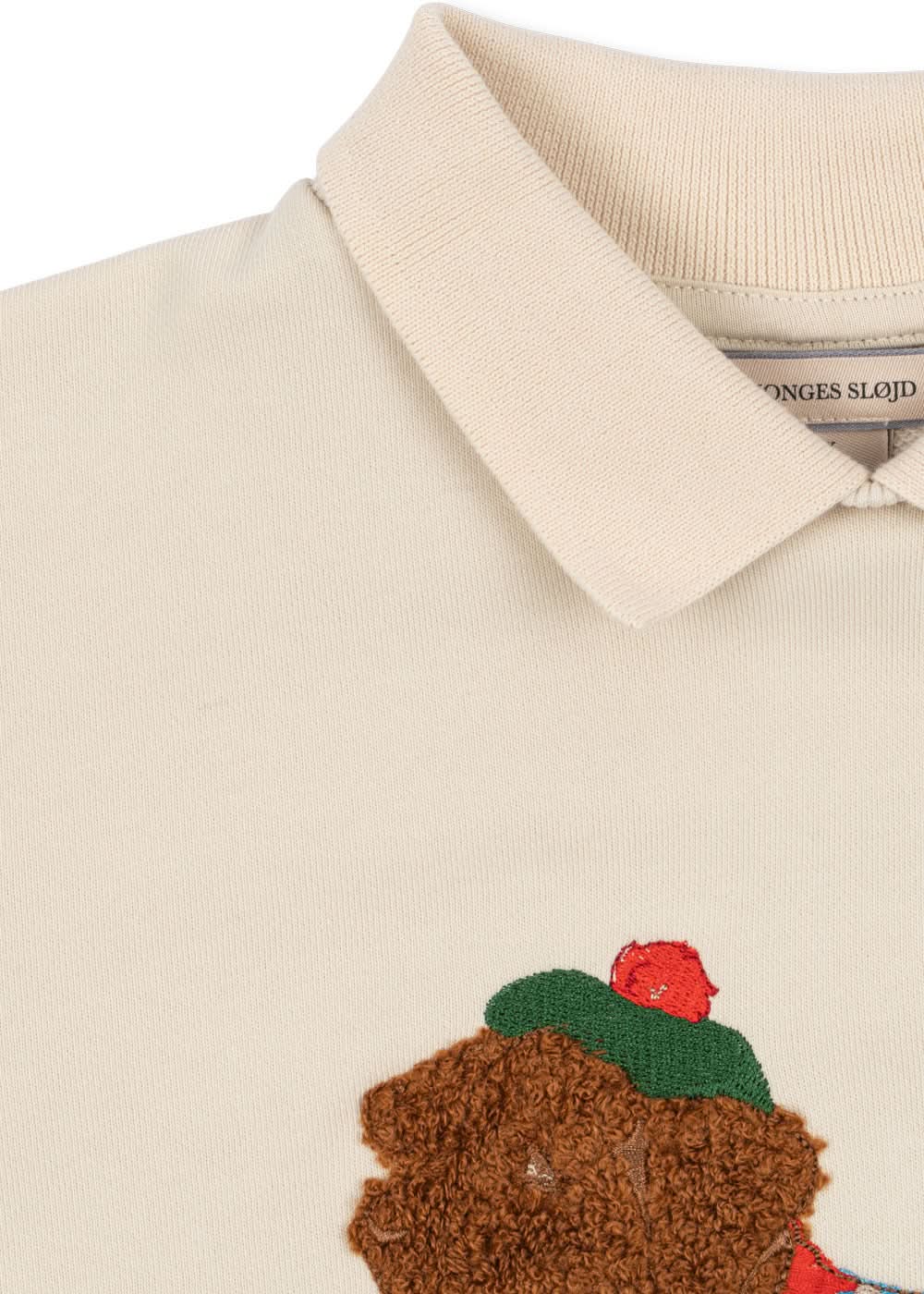 Spotty Sweat Shirt - Brown Rice