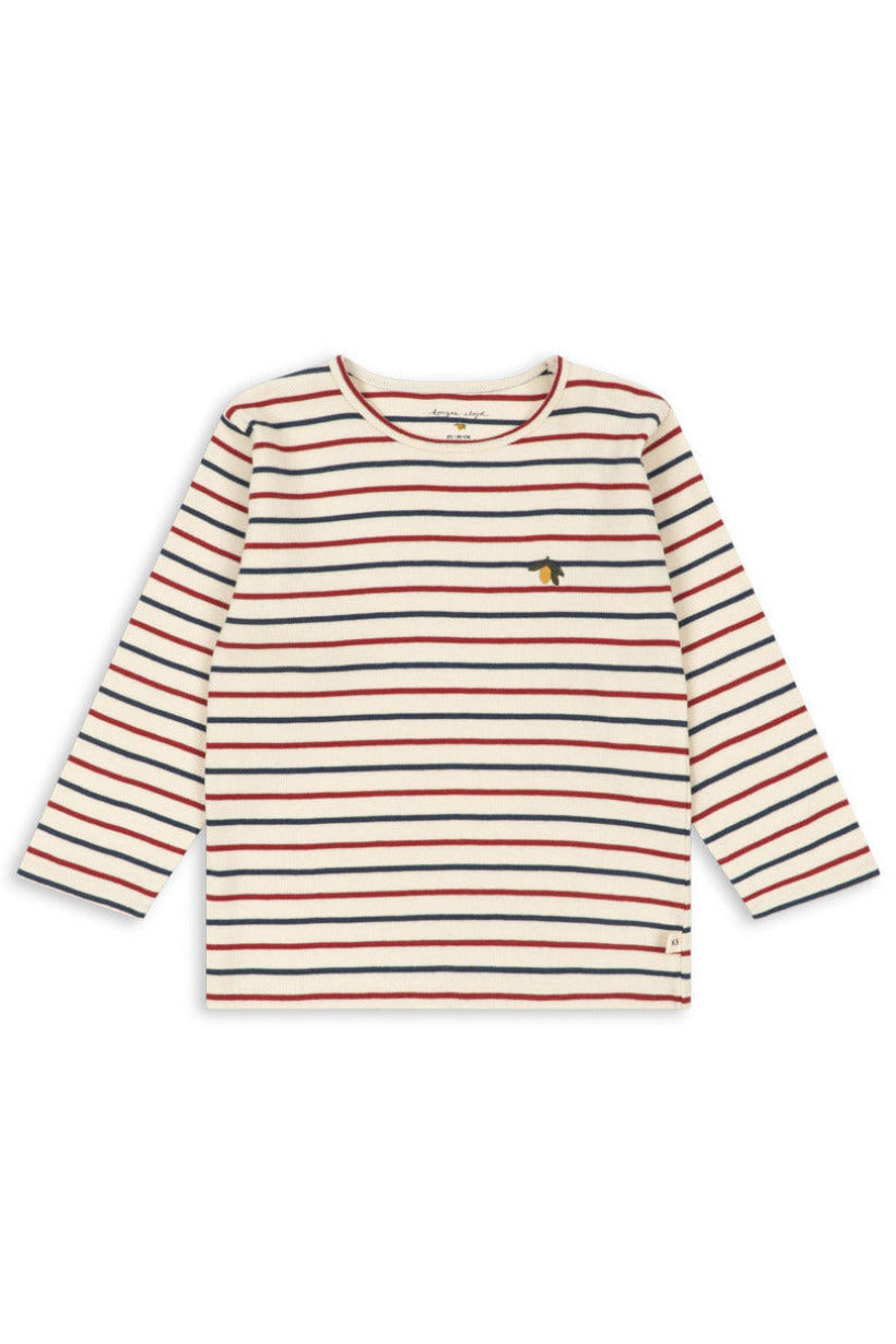 Voco Modal Blouse - Tricolore Bleu