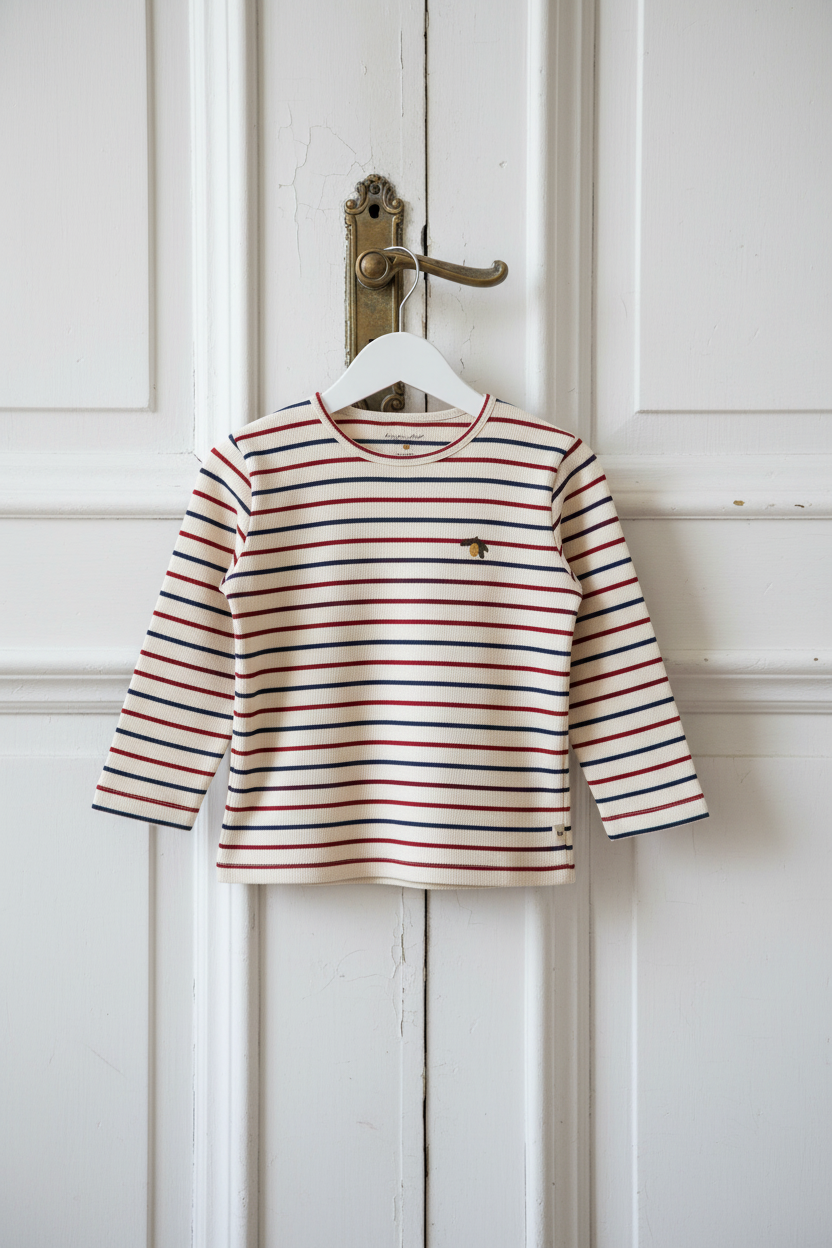 Voco Modal Blouse - Tricolore Bleu