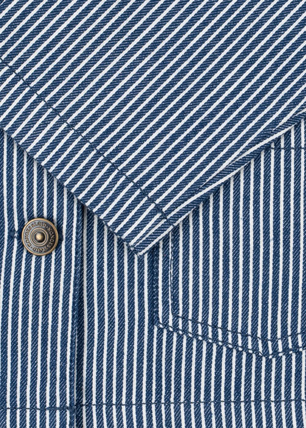 Luc Shirt Jacket - Blue Stripe
