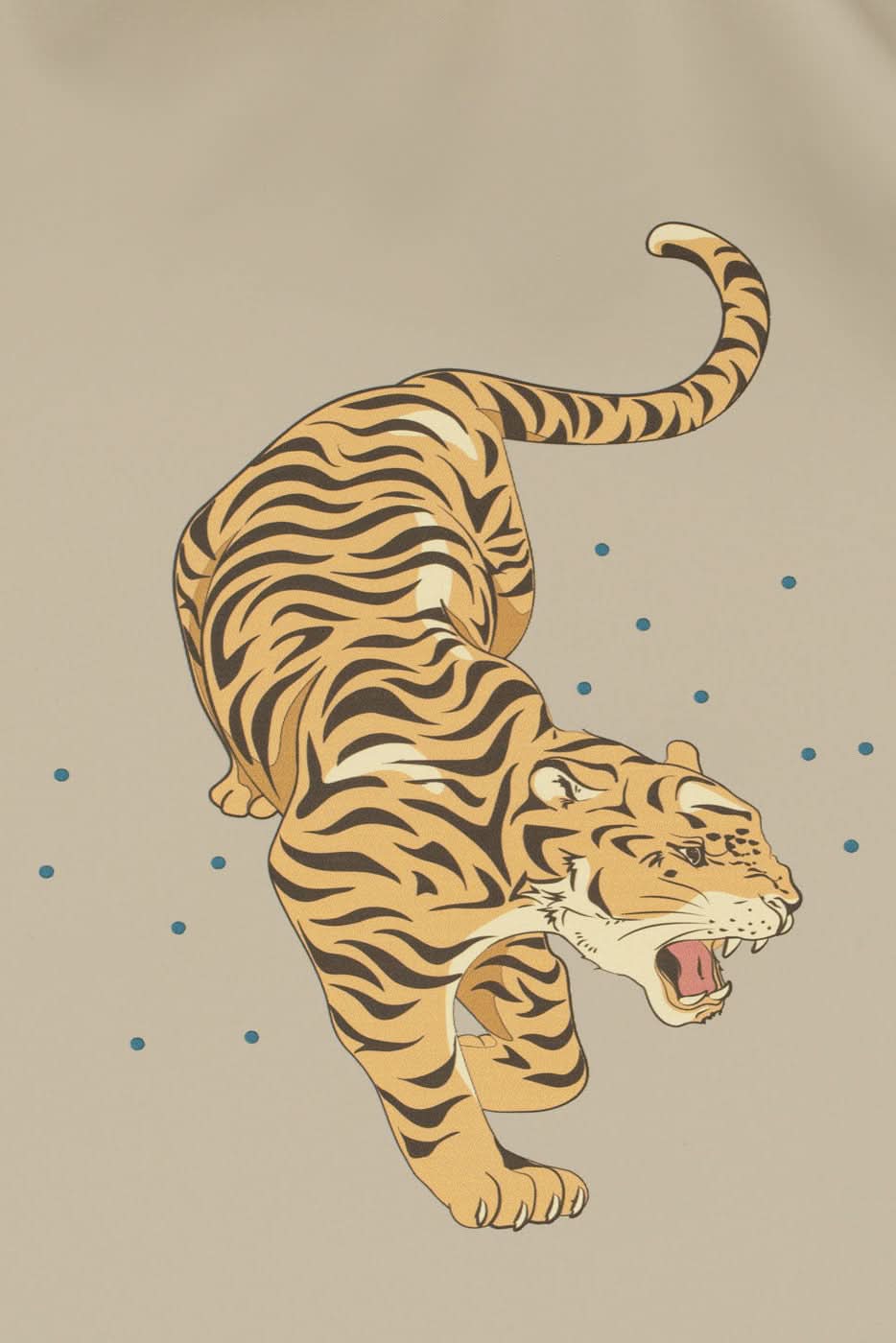 2 Pack Dinner Bib w/ Sleeves - Tiger Ruggito