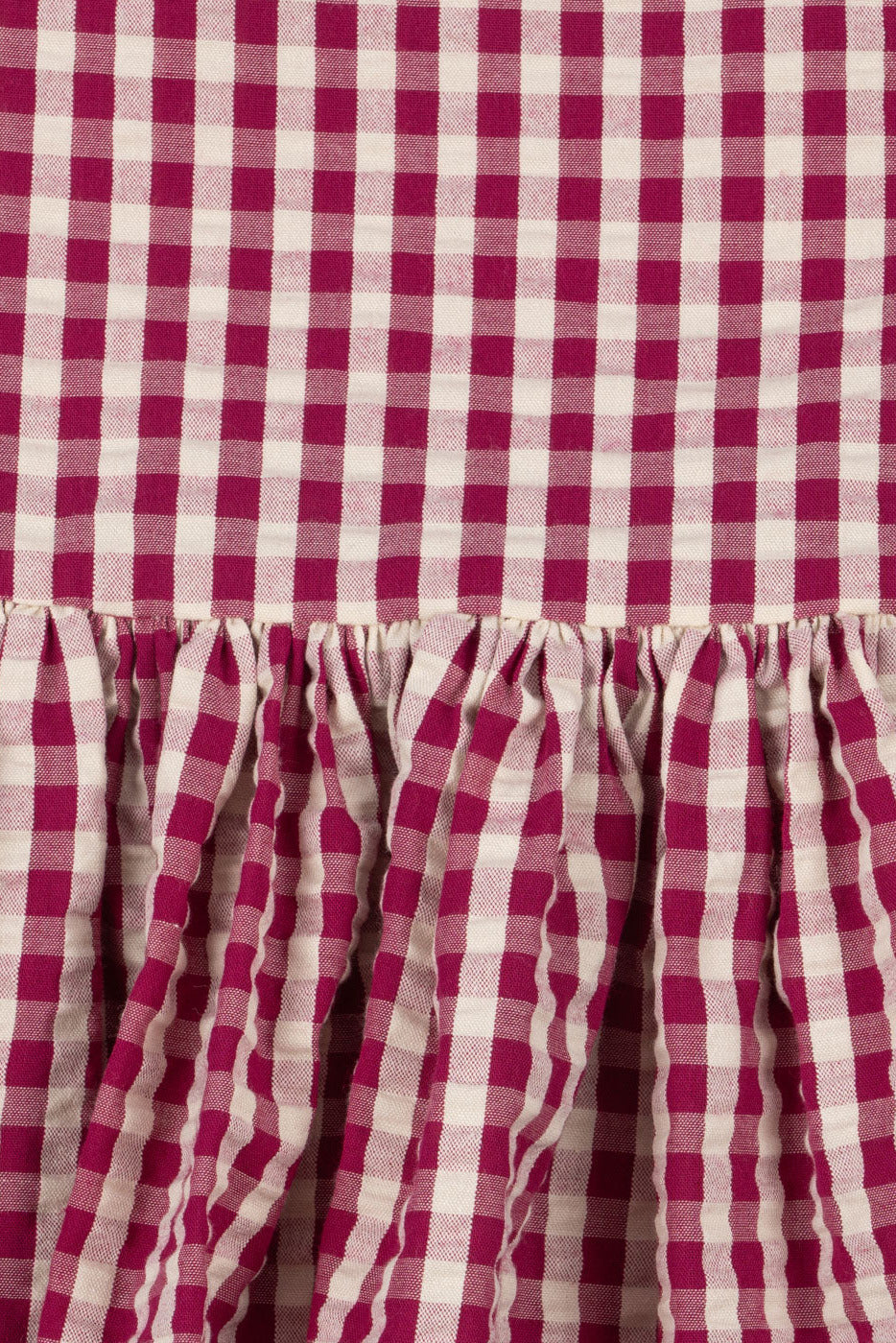 Isotta Dress - Rasberry Check