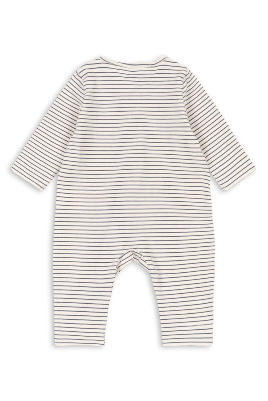 Basic Zip Onesie - Stripe Como