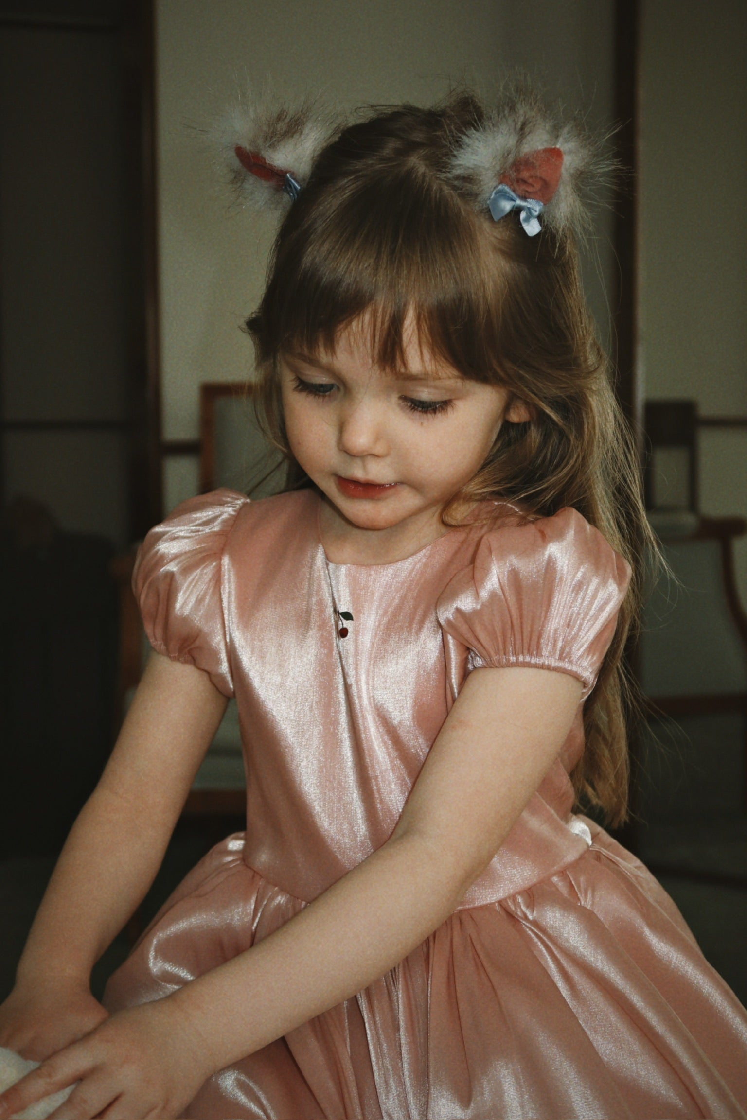 Fia Dress - Silver Pink