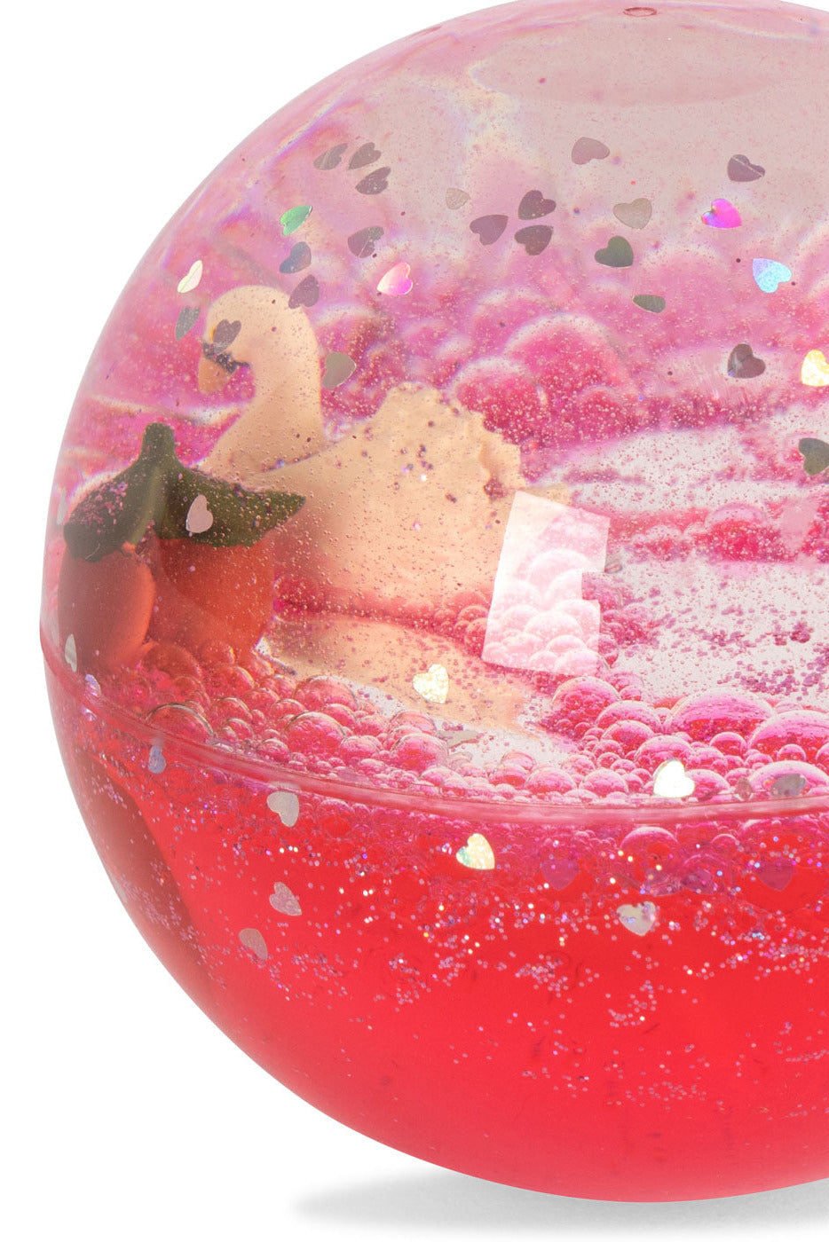 Glitter Water Ball - Cherry