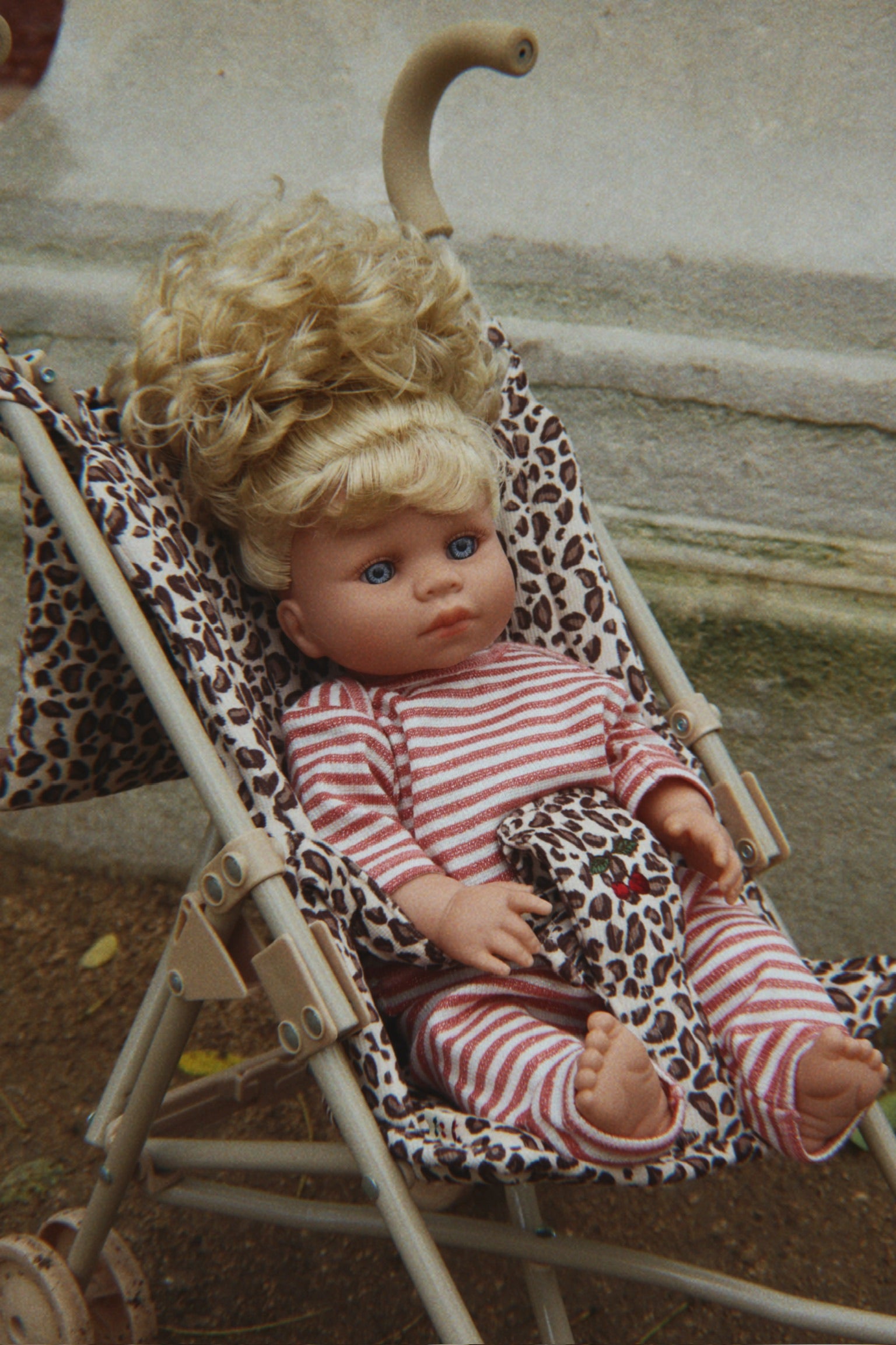 Noemi Unicorn Doll - Rose Cream Stripe