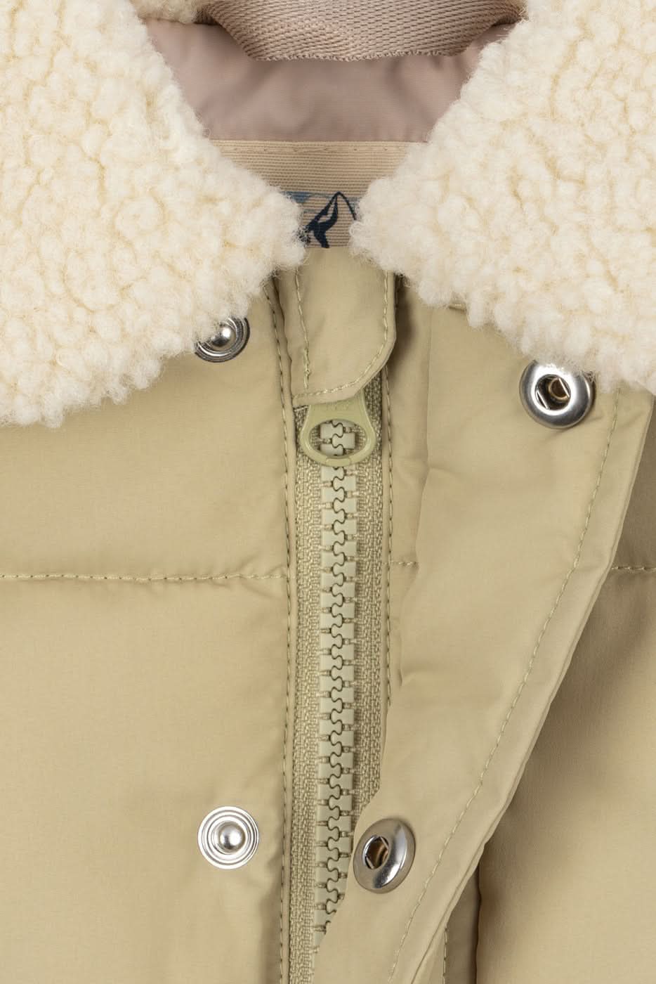 Alpi Collar Jacket - Pale Olive Green