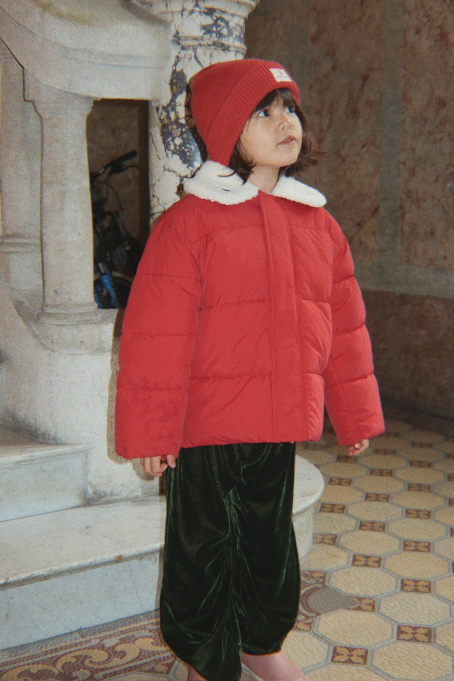 Alpi Collar Jacket - Cardinal