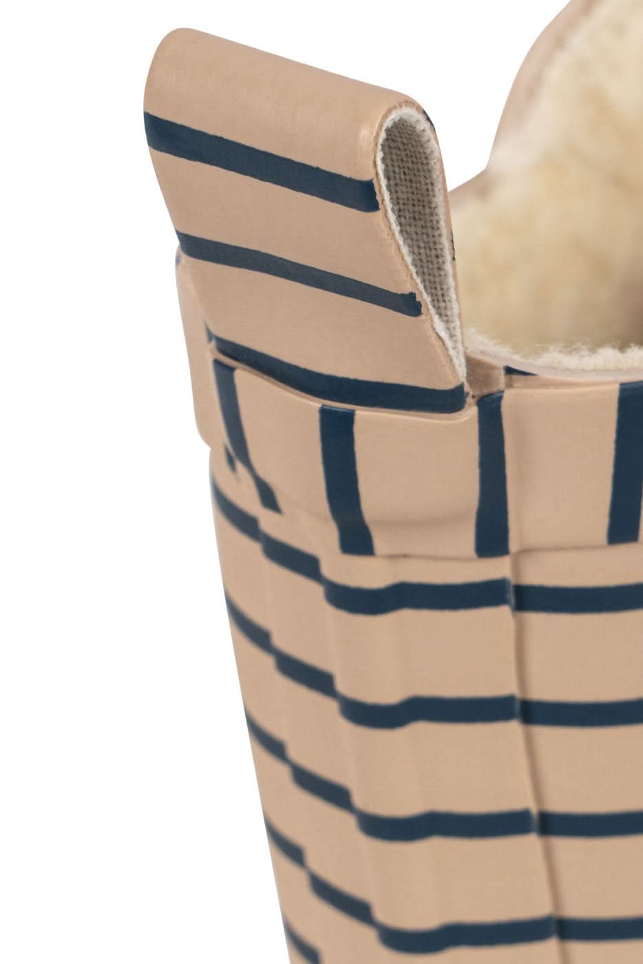 Roi Printed Rain Boot Low - Stripe La Mer
