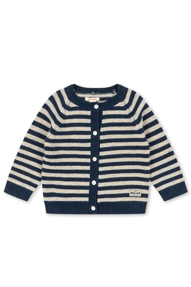 Billi Knit Cardigan - Blue Stripe