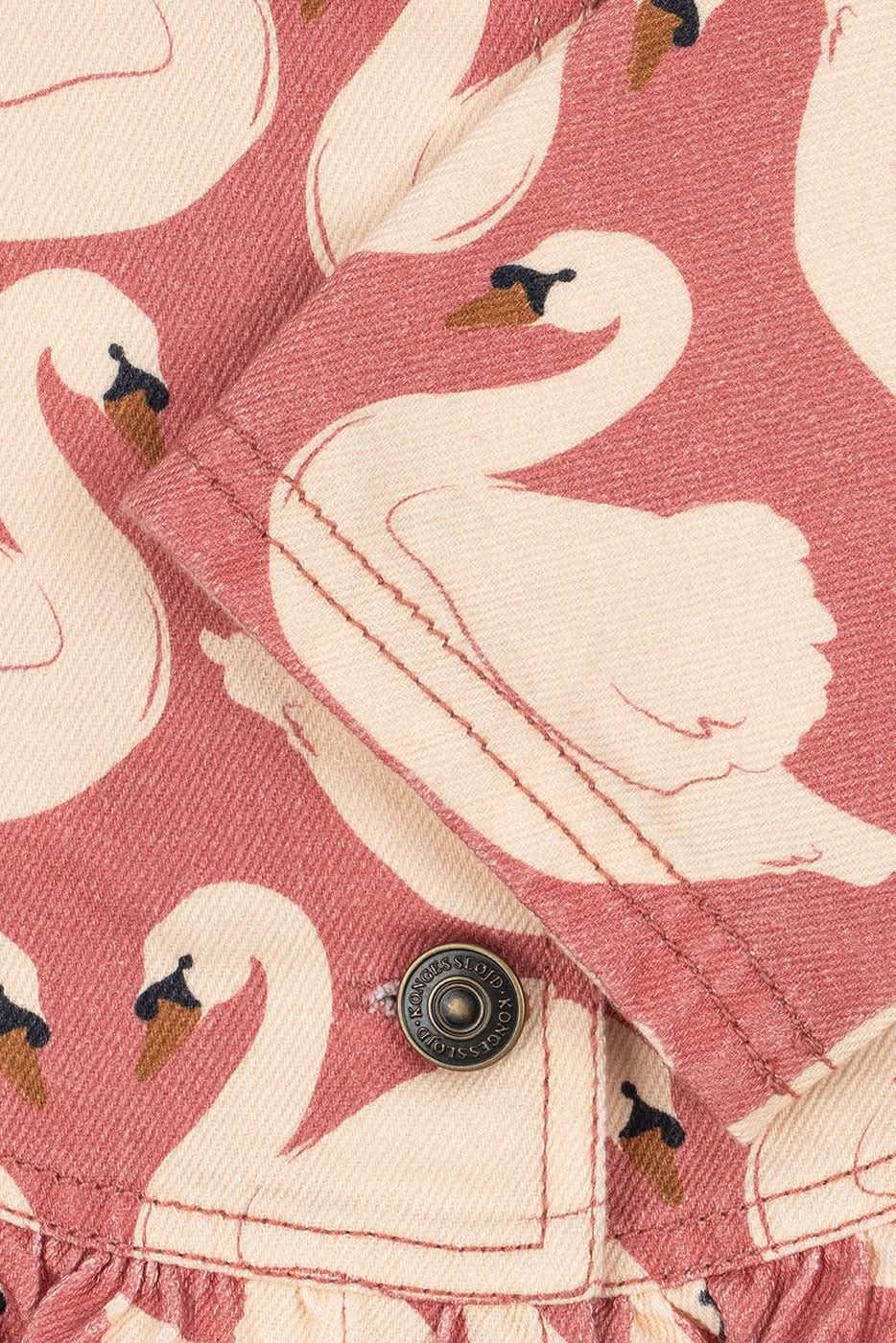 Magot Frill Jacket - Swan Rose