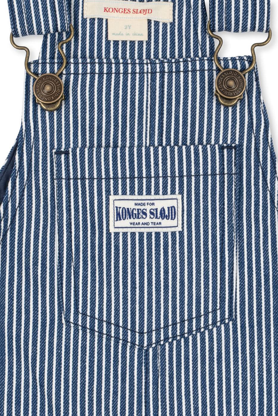 Luc Overalls - Blue Stripe
