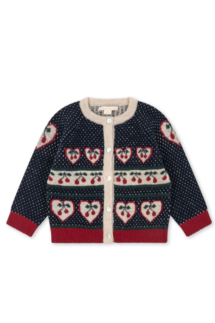 Belou Cardigan - Cherry