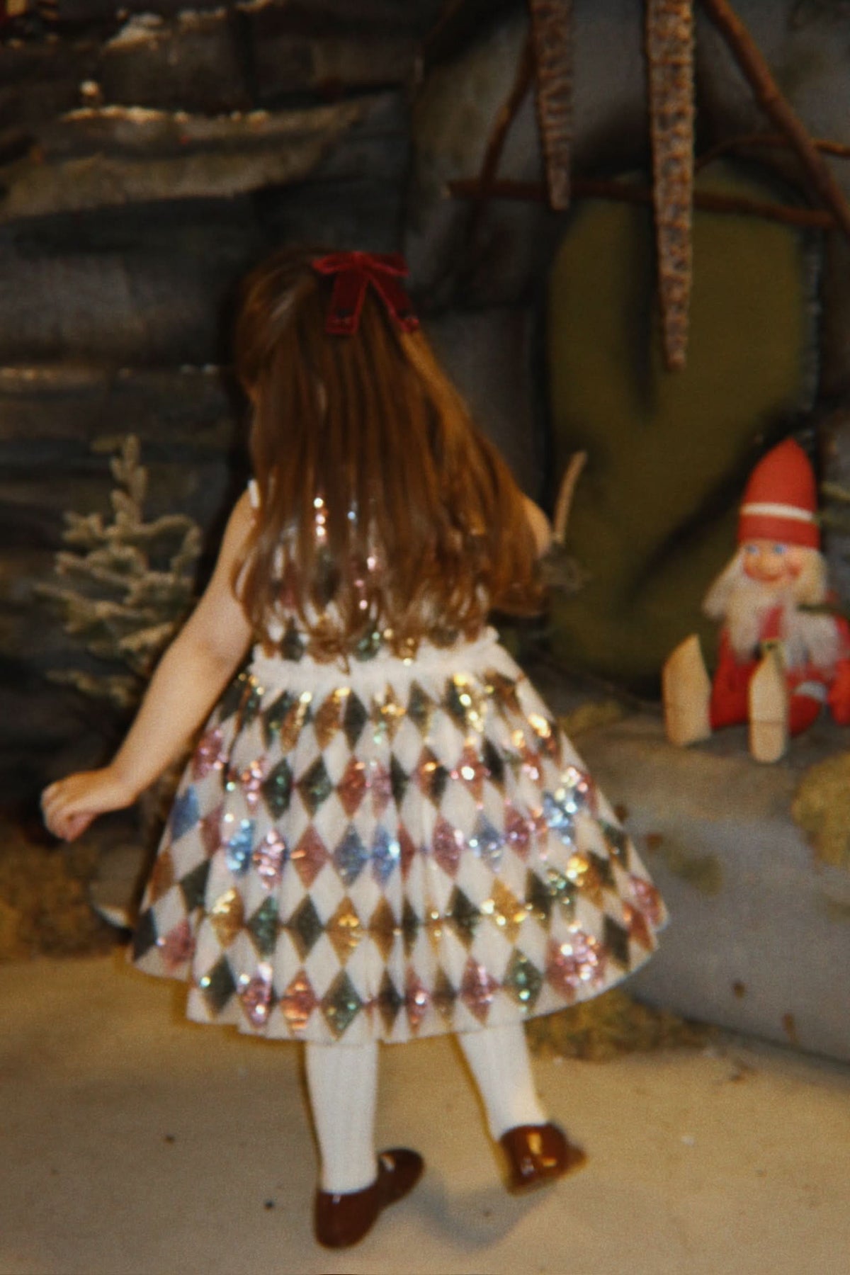 Yvonne Harlekin Dress - Harlekin Sequin