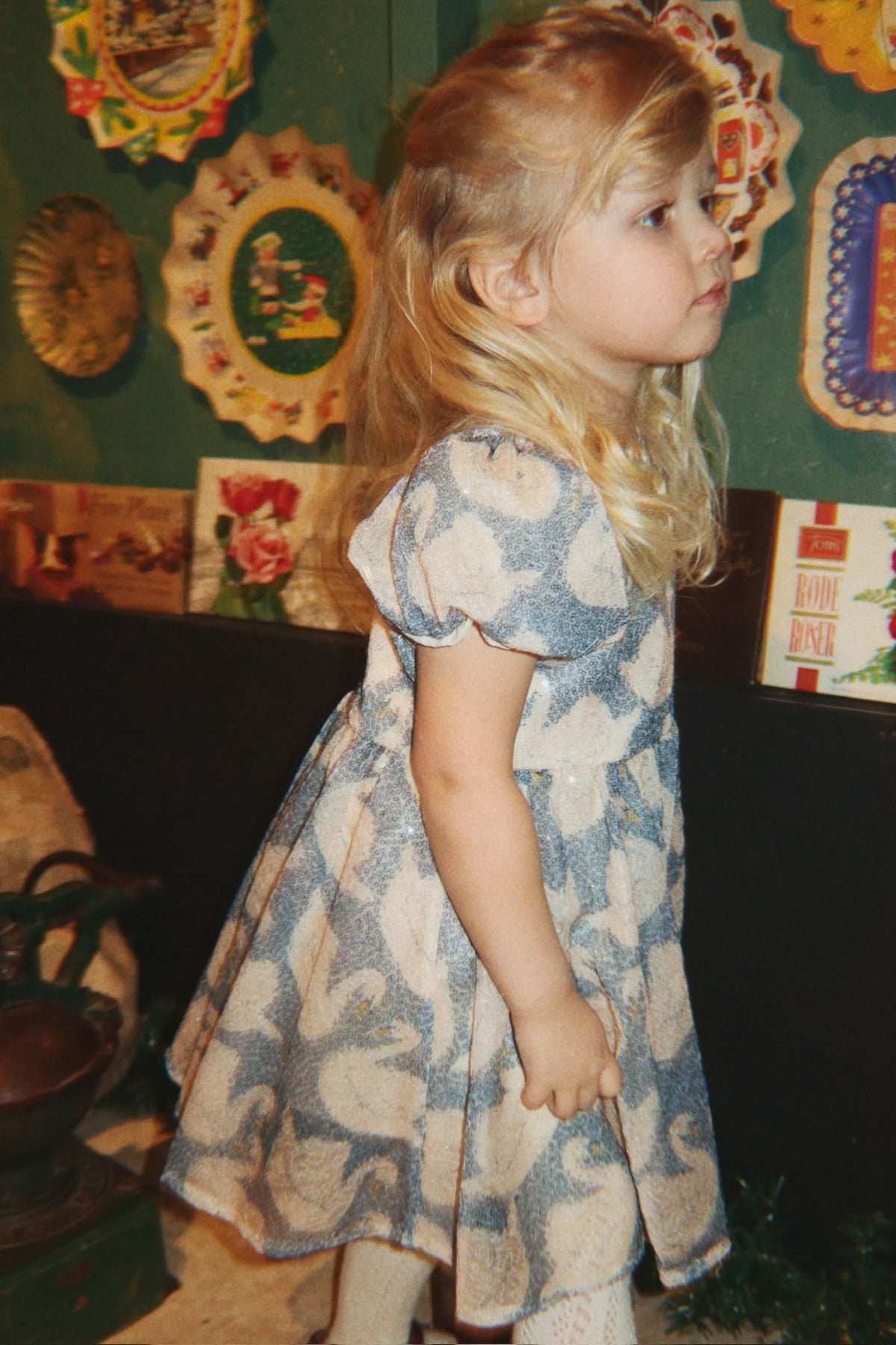 Starla Sequin Dress - Swan
