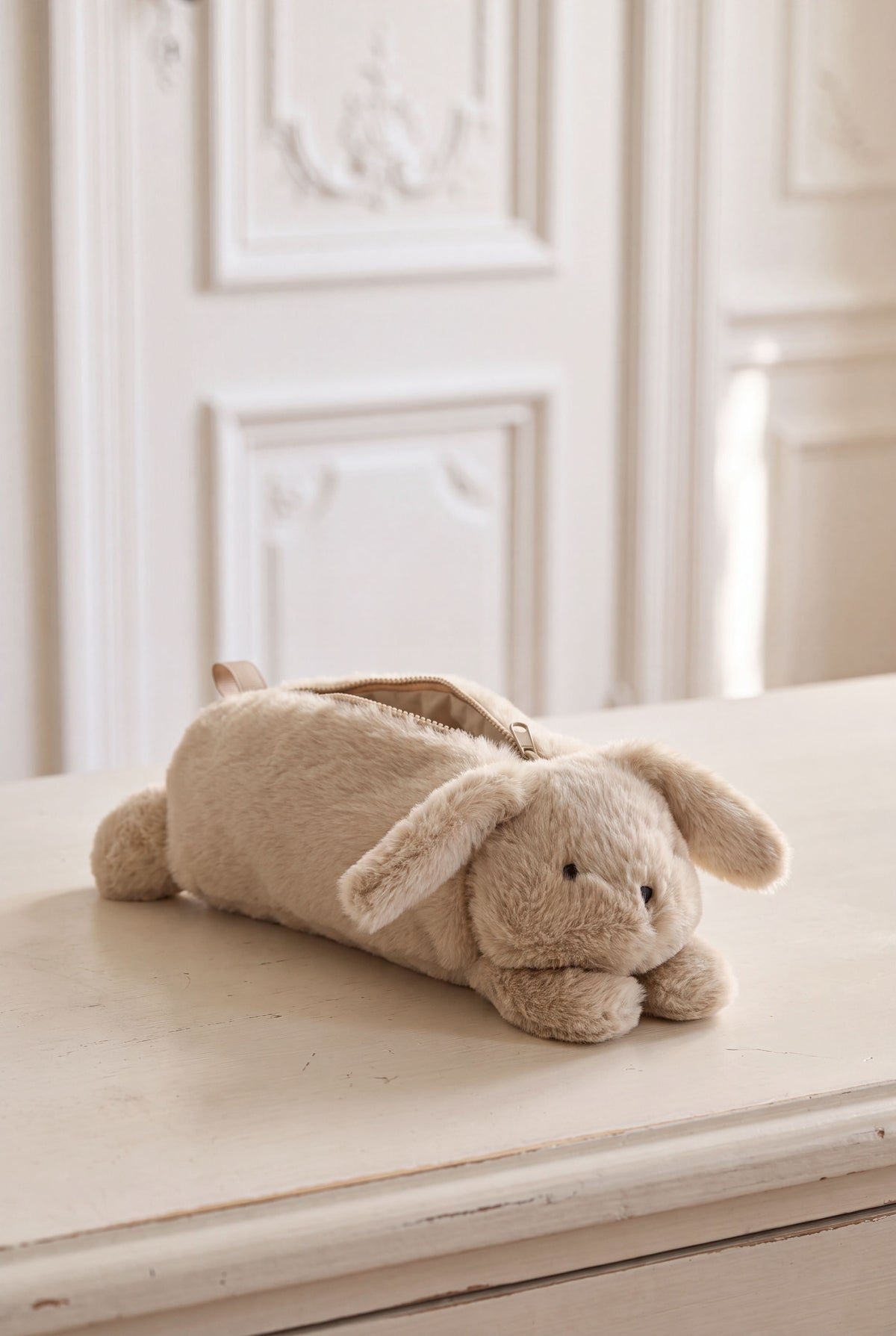 Dalina Bunny Plush Pouch - Mist