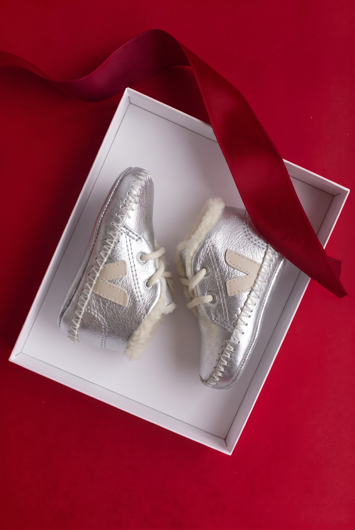 Baby Light ZZ Suede - Silver/Pierre