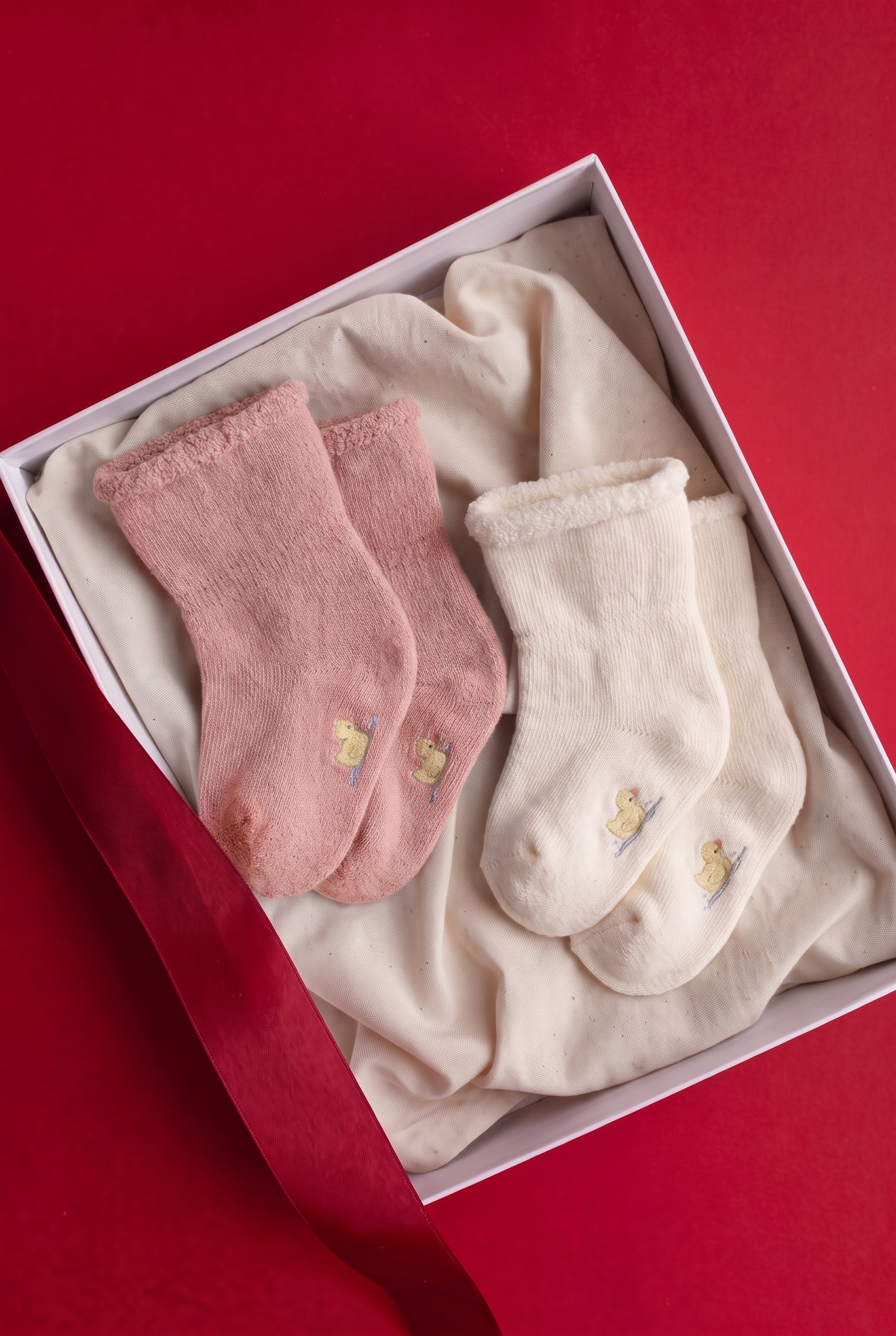 Vicino 2pk Terry Socks - Cemeo Rose