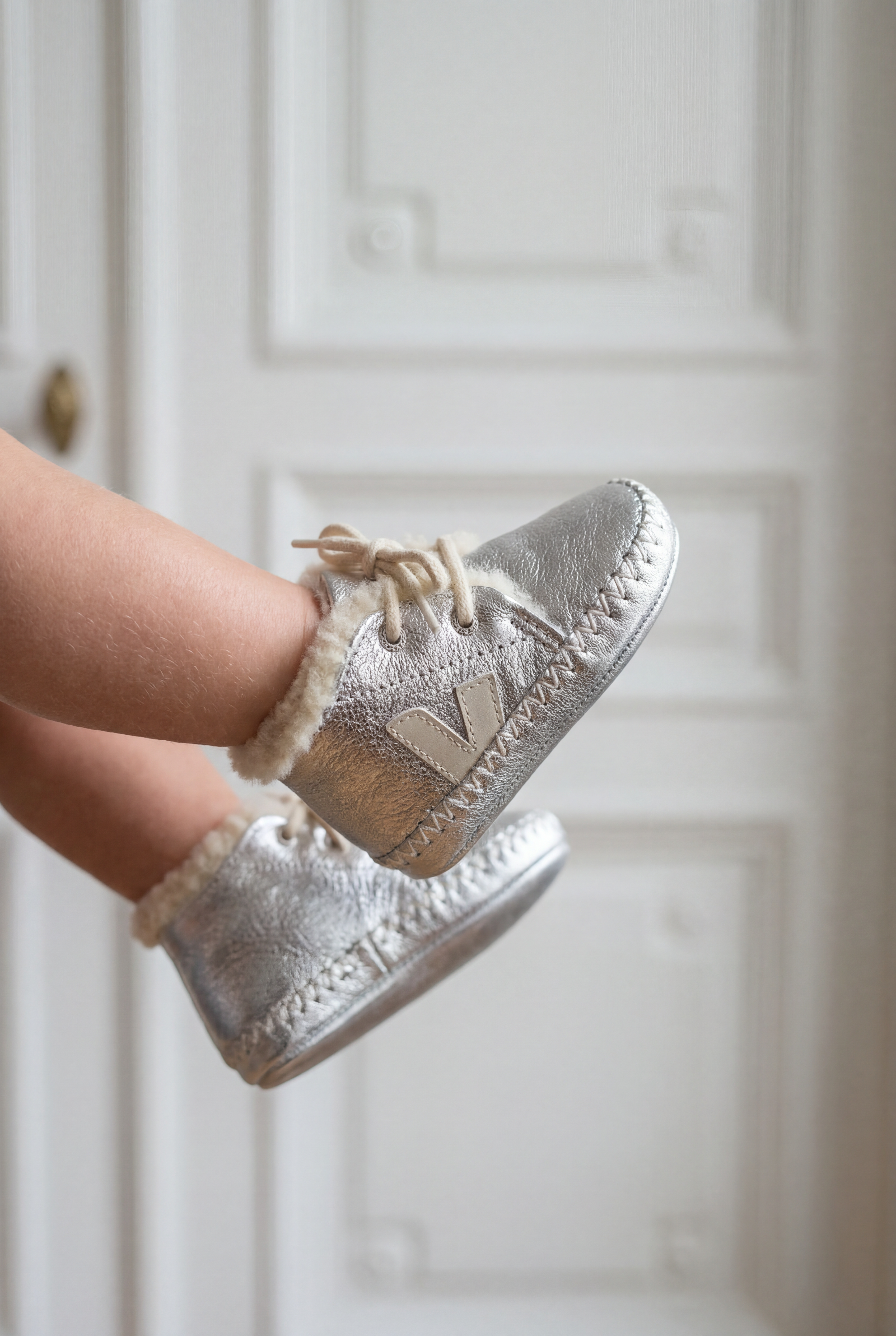 Baby Light ZZ Suede - Silver/Pierre