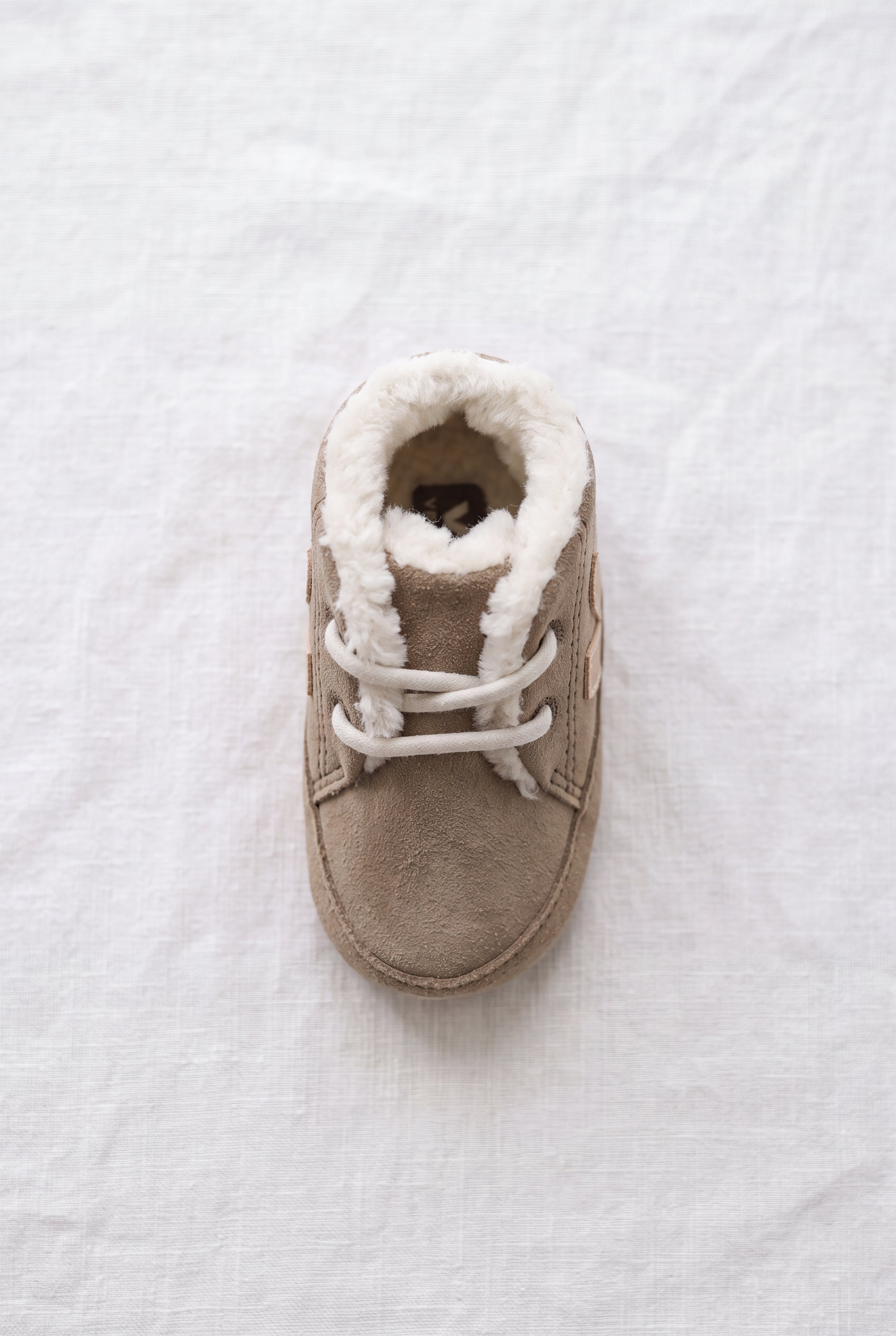 Bonpoint x Veja Baby Winter Suede - Dune/Platine