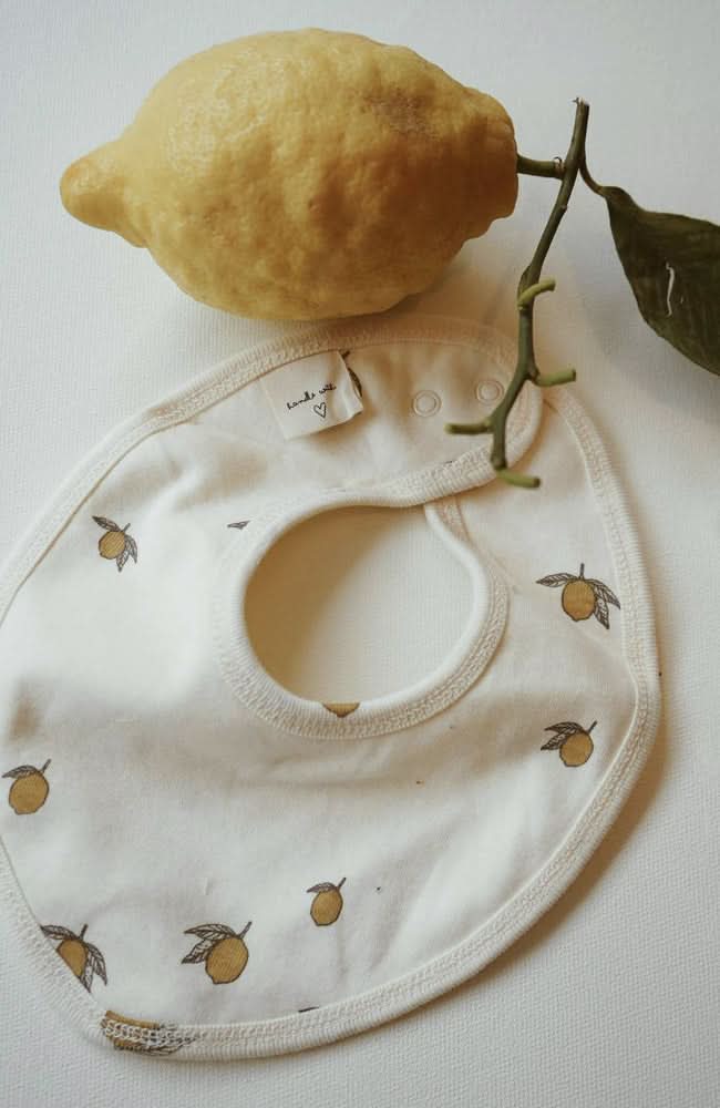2 Pack Basic Bibs - Lemon