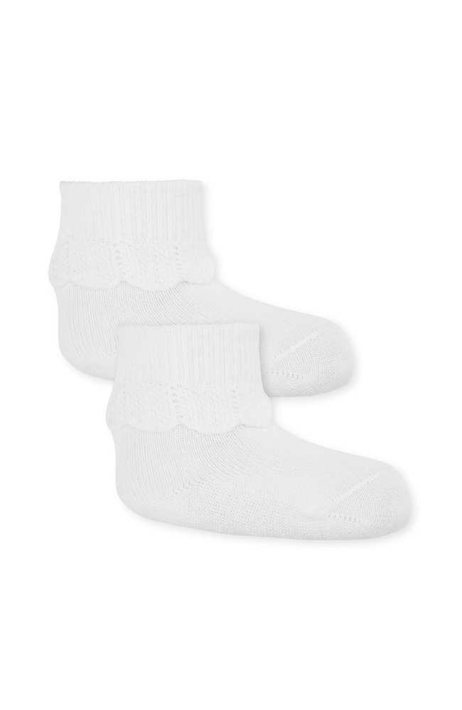 2 Pack Lace Socks - Optic White