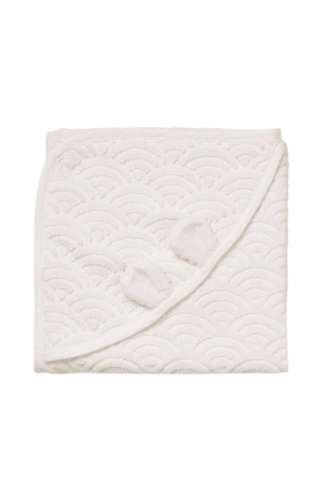 Hooded Towel With Ears - Off White