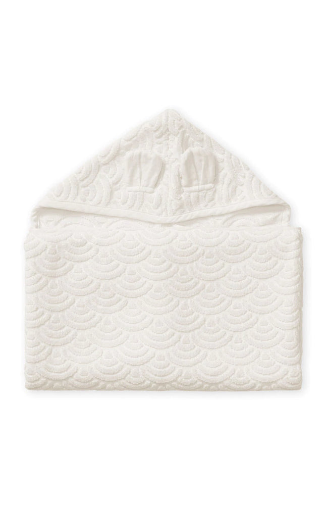 Hooded Towel With Ears - Off White