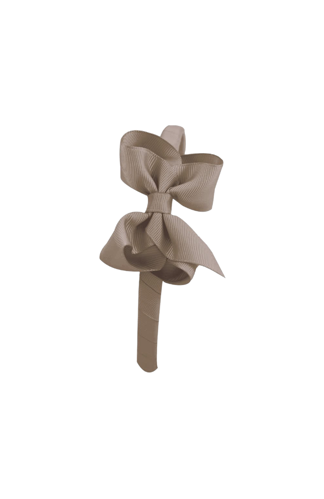 Hairbrace Bow - Chocolate Chip