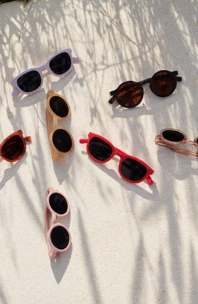 Darla solglasögon - Rosa transparenta