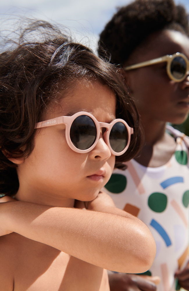 Darla solglasögon - Rosa transparenta