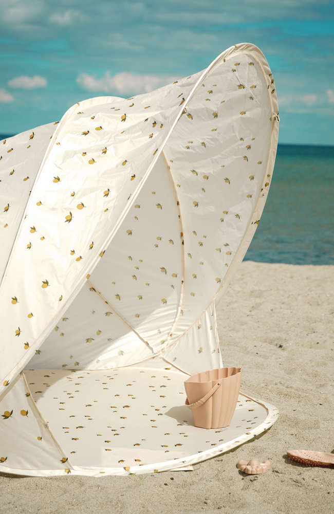 Mini Beach Tent Pop Up Shelter - Lemon