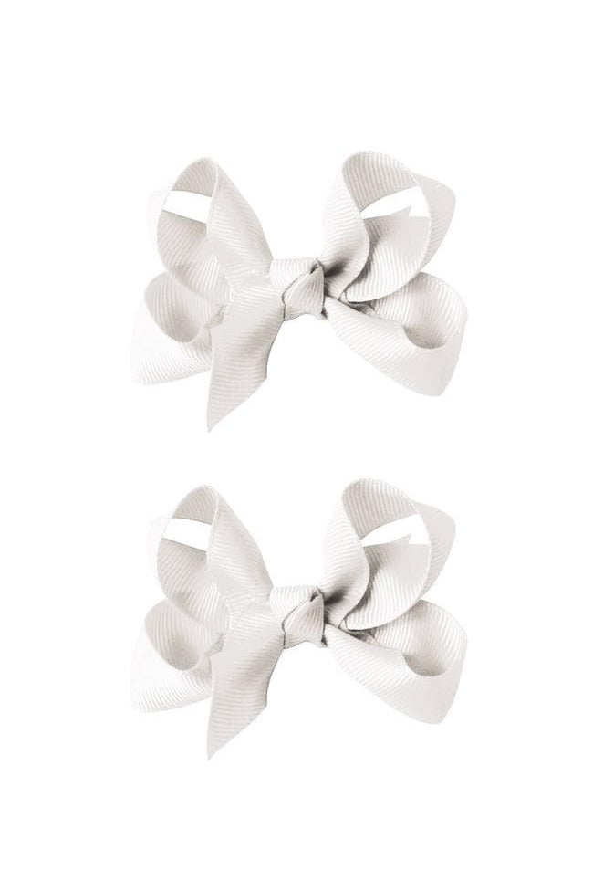 Medium Bows 2pk - White