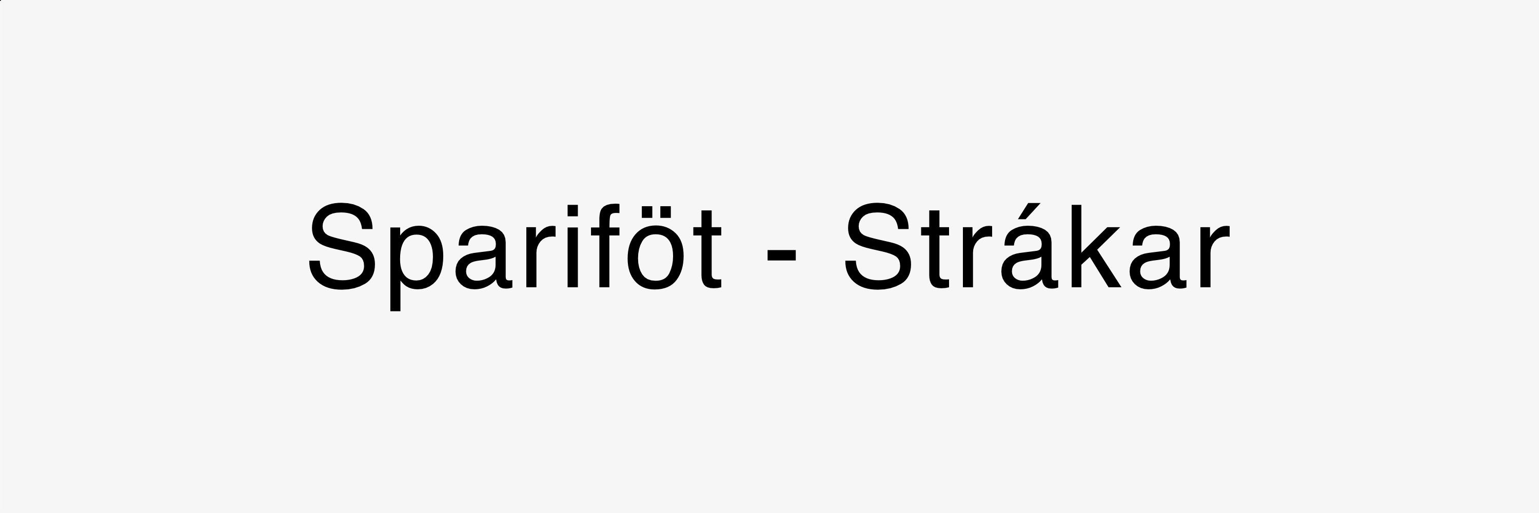 Spariföt - Strákar