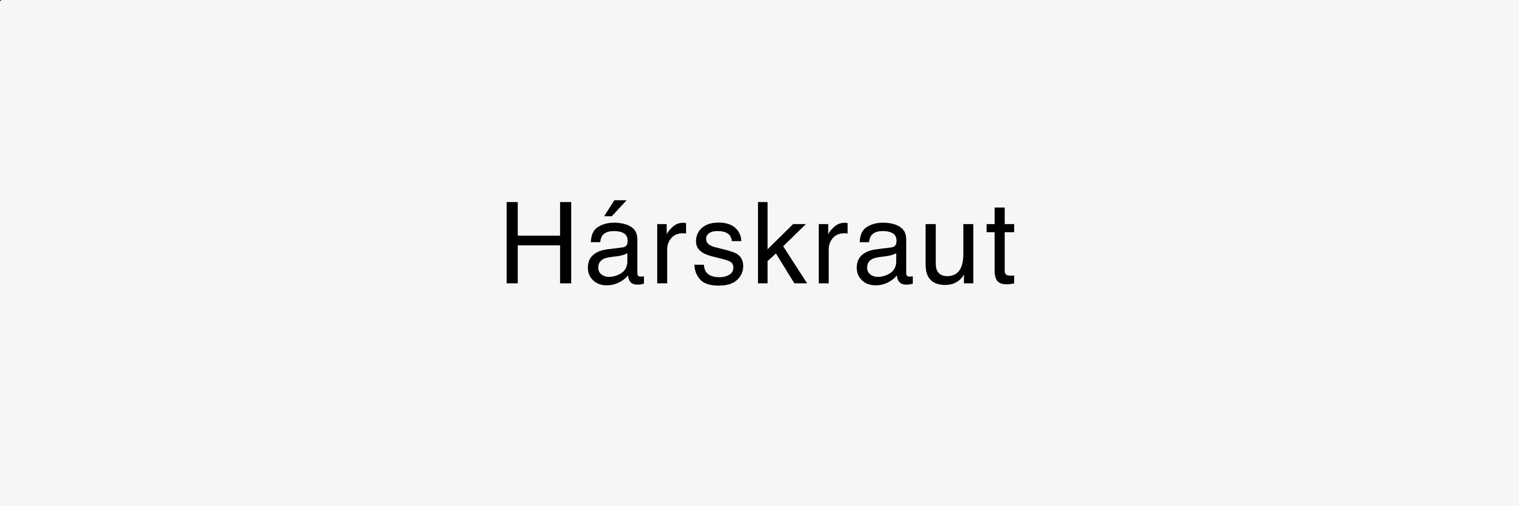 Hárslaufur / Skartgripir