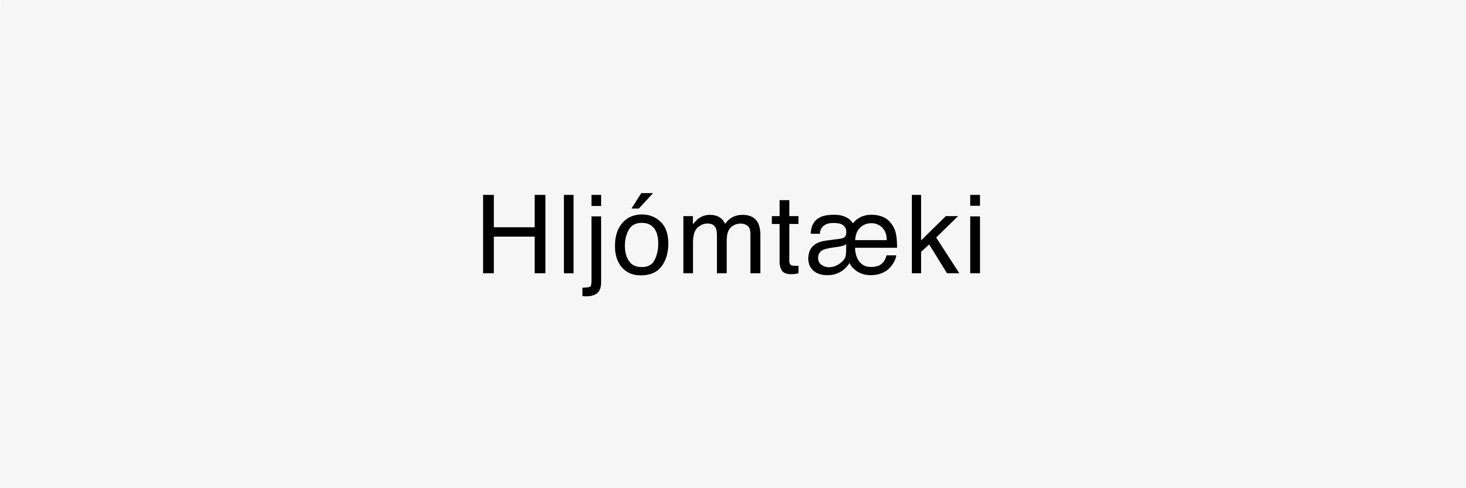 Hljómtæki