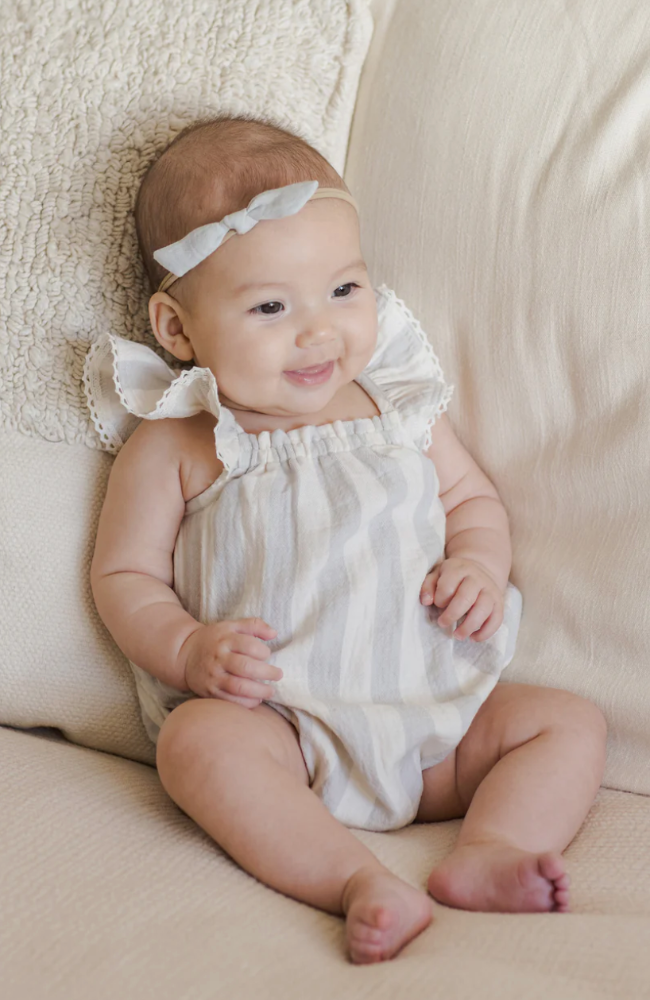 Bonnie Romper - Sky Stripe