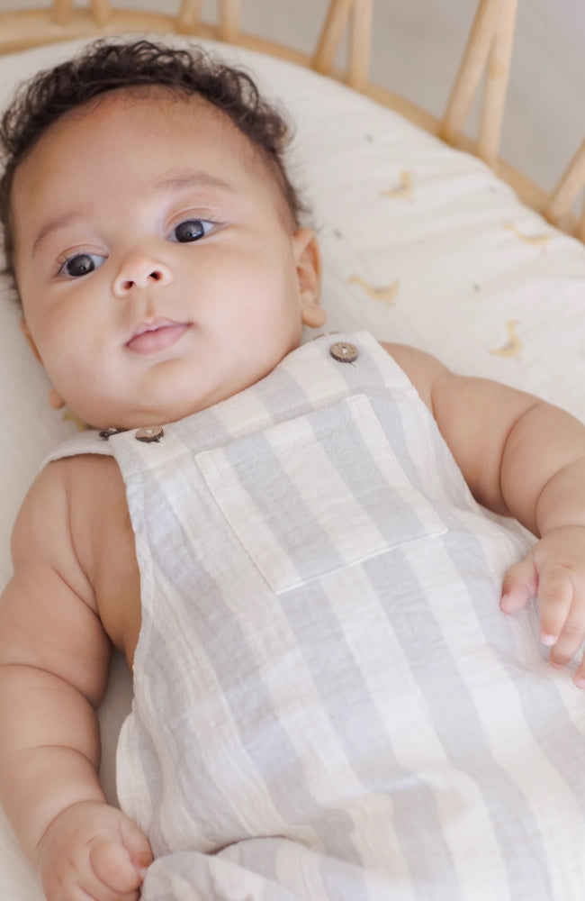 Hayes Romper - Sky Stripe