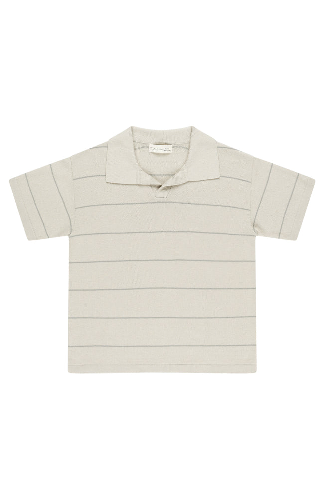 Chandler Knit Polo - Eucalyptus