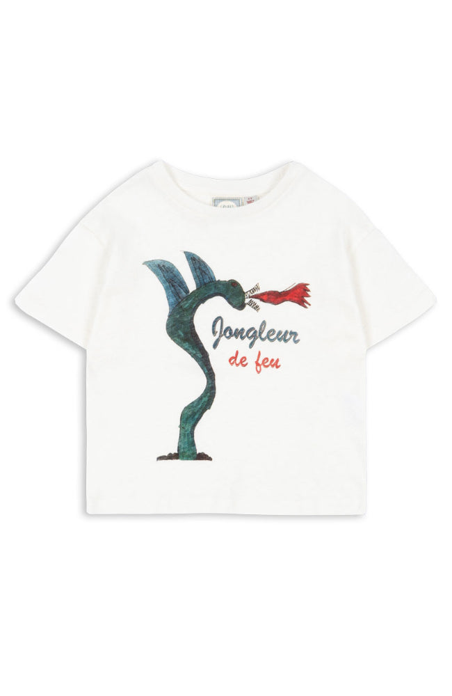 RHW X KS Jongleur Tee - Antique White