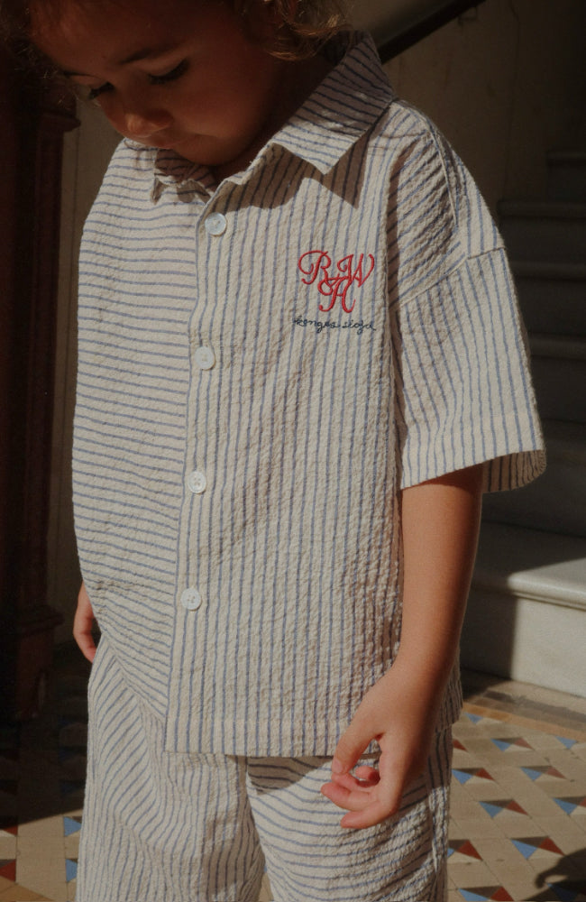 RHW X KS Duo Shirt - Stripe Blue