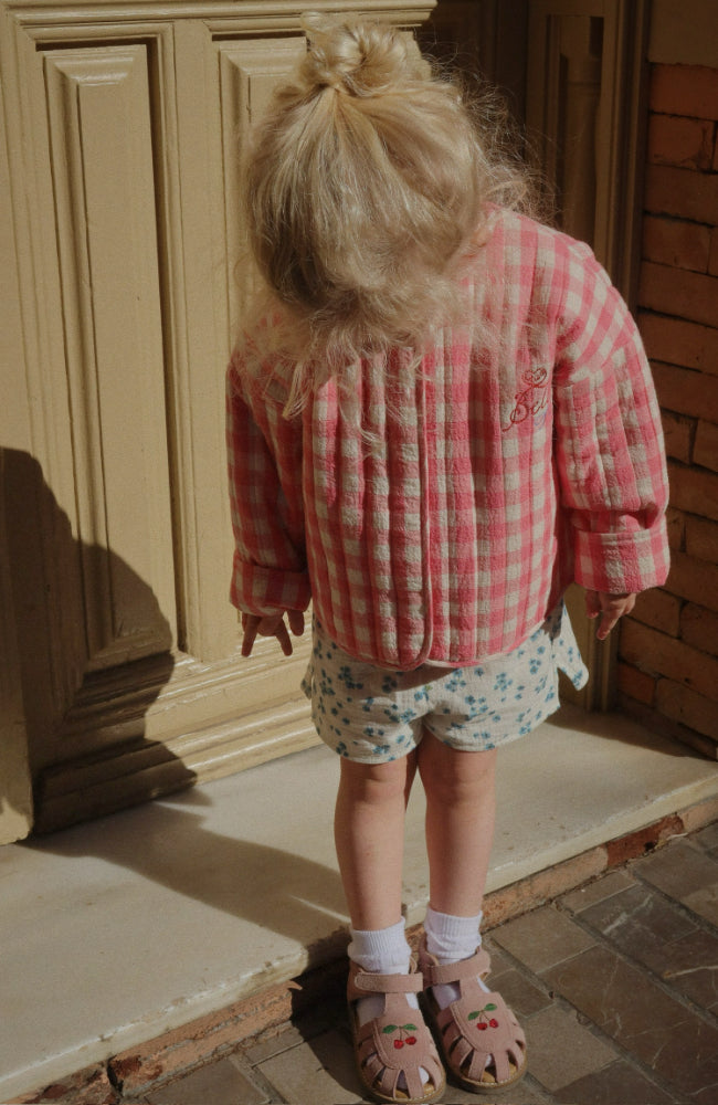 RHW X KS Bella Jacket - Peach Blossom Check