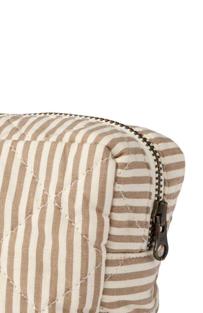 Toiletry Bag Large Ziggi - Cappucino Stripe
