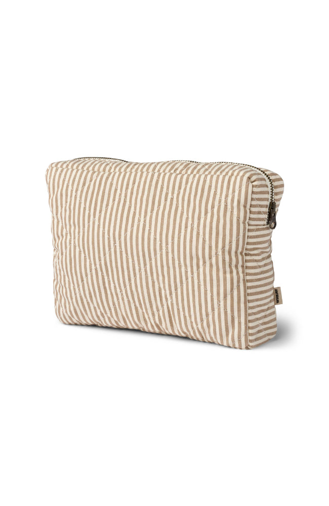 Toiletry Bag Large Ziggi - Cappucino Stripe